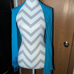 Light Blue Cashmere scarf, brand unknown